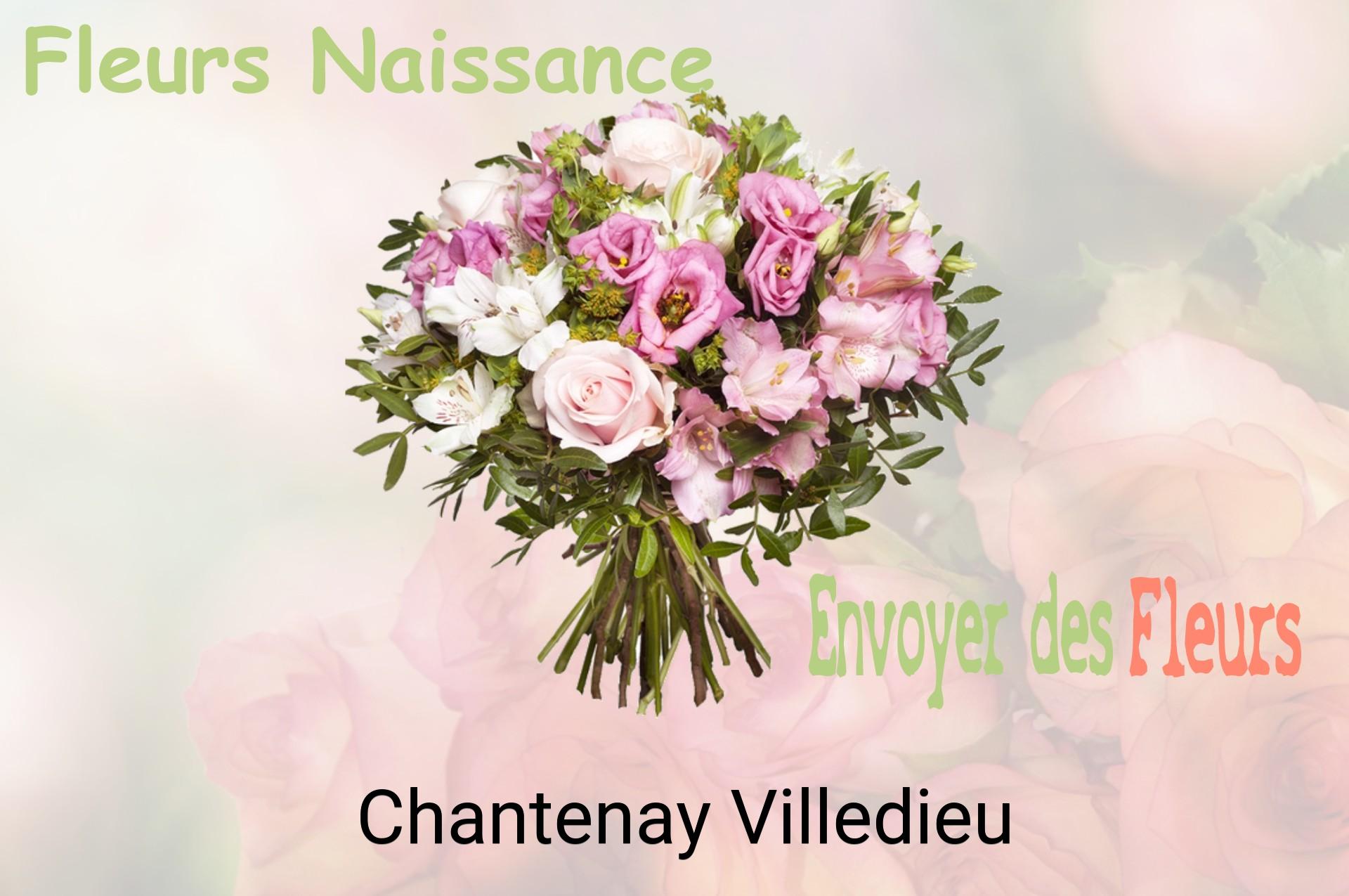 Bouquet de fleurs de naissance livré à Chantenay-Villedieu