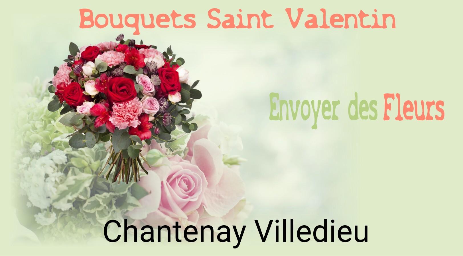 Roses de Saint-Valentin livrées à Chantenay-Villedieu